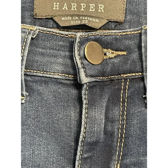 Harper Skinny Jeans Boutique Sz 25 Inseam 26 - Picture 2 of 6